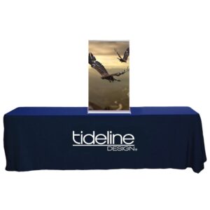 Silver Tabletop Bannerstand