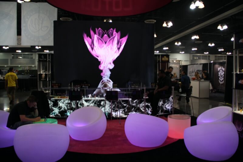 small-business-trade-show-marketing-advertising-increase-brand-recognition-showcase-products-to-interested-audience-Lotus-custom-island-exhibit-by-Rock-Your-Show-LLC-formerly-Tideline-Design